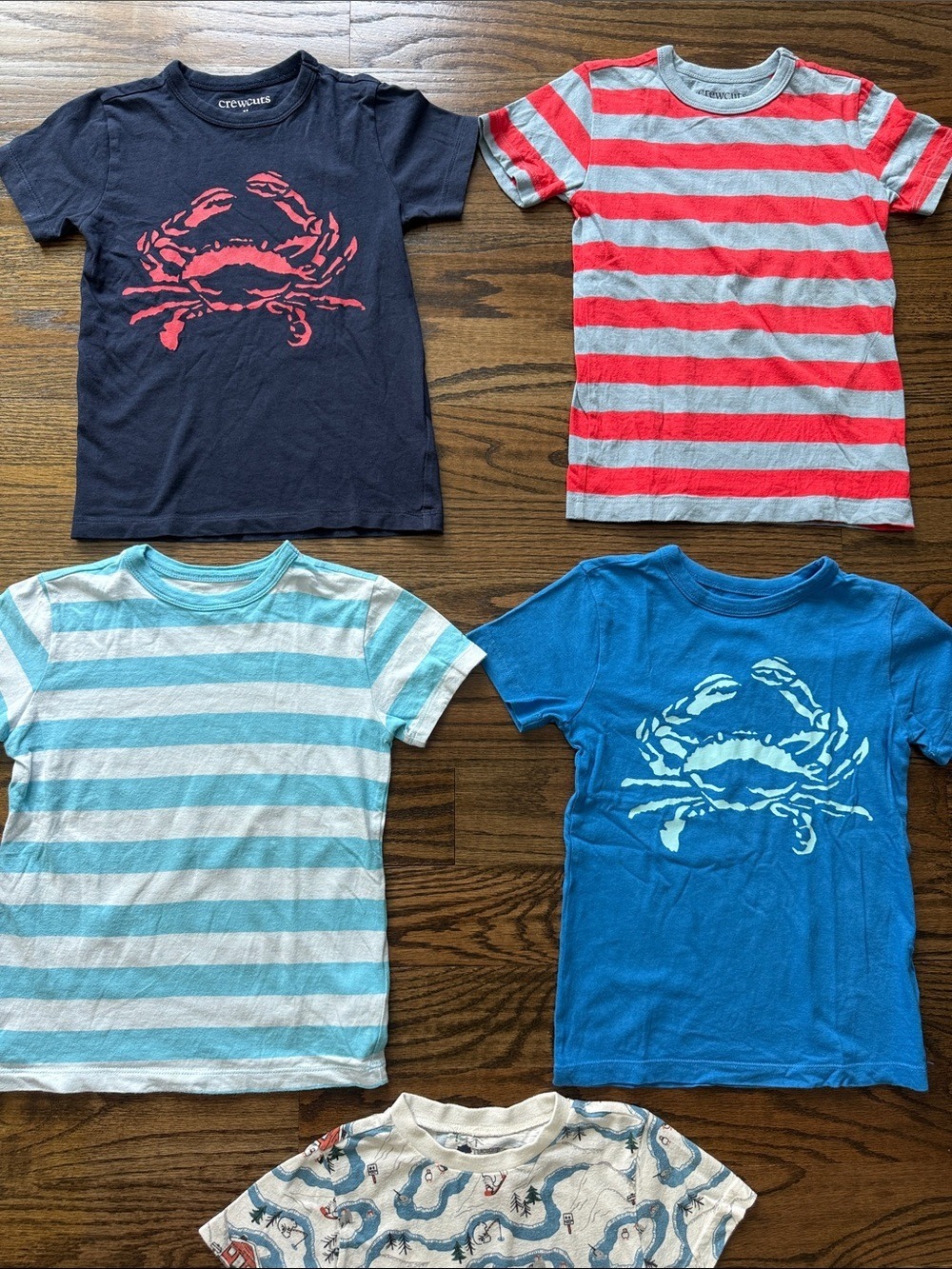 J. Crew Zara Tucker + Tate Boy Shirts Shorts Summer Clothes Bundle Size 4-5 - Picture 5 of 13